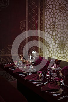 Decorative Venue Design, Luxury Dining Event Decor photo